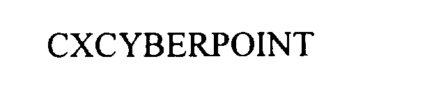 Trademark Logo CXCYBERPOINT