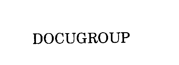 Trademark Logo DOCUGROUP