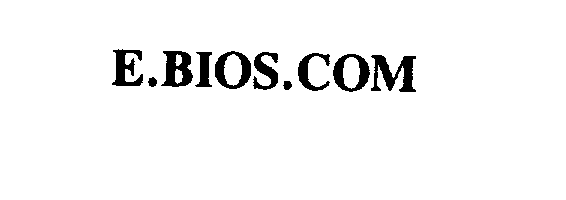 Trademark Logo E.BIOS.COM