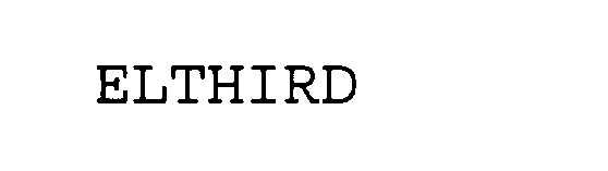 Trademark Logo ELTHIRD