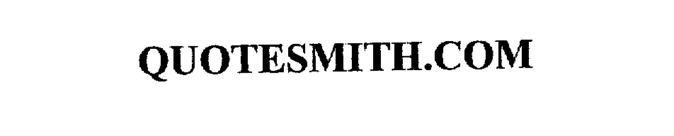 Trademark Logo QUOTESMITH.COM