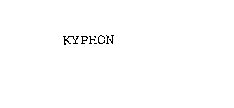 Trademark Logo KYPHON