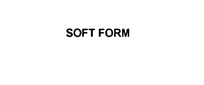 Trademark Logo SOFT FORM