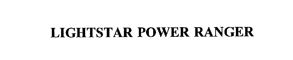 Trademark Logo LIGHTSTAR POWER RANGER