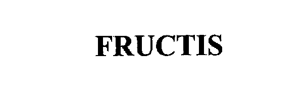 Trademark Logo FRUCTIS