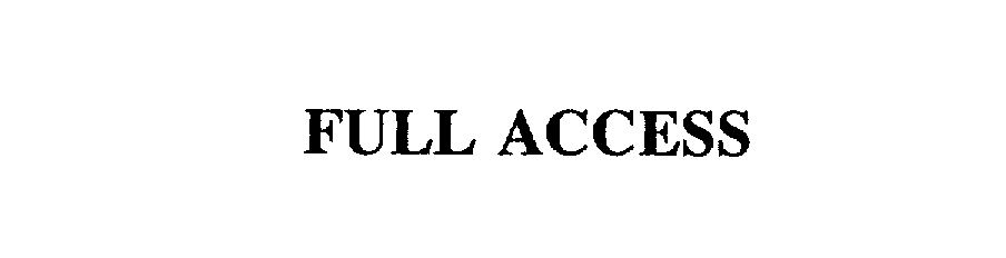 FULL ACCESS