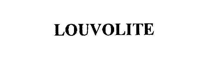 Trademark Logo LOUVOLITE