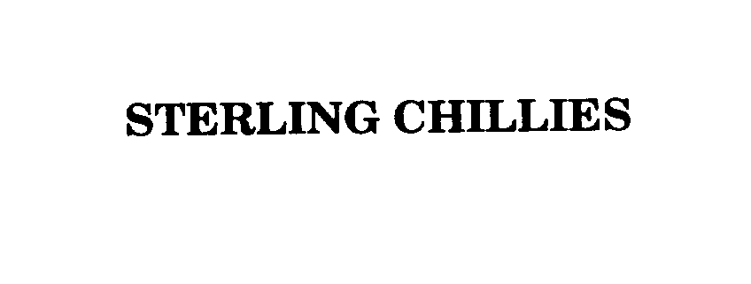  STERLING CHILLIES