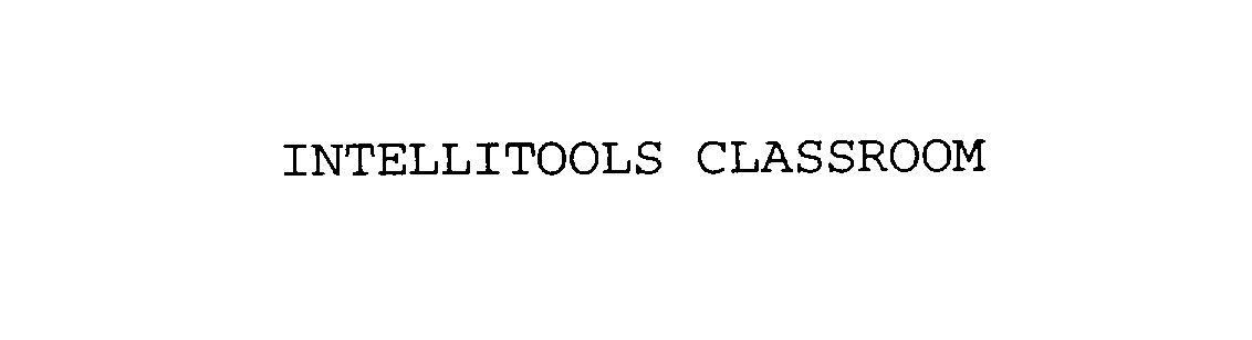  INTELLITOOLS CLASSROOM