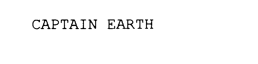 Trademark Logo CAPTAIN EARTH