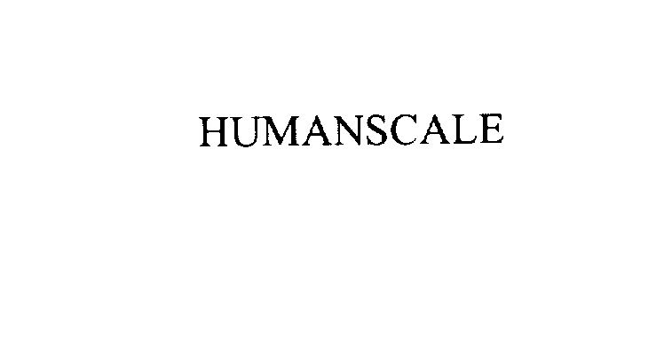  HUMANSCALE