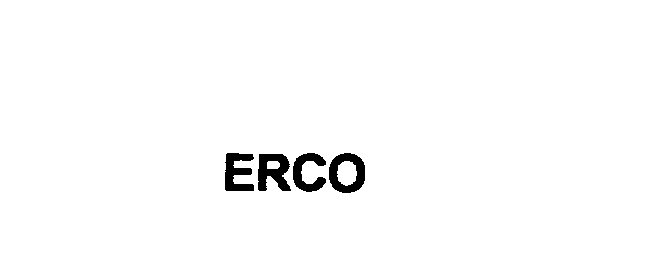 Trademark Logo ERCO