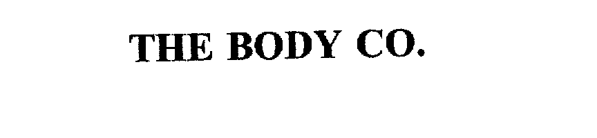  THE BODY CO.