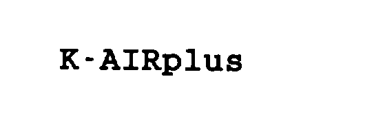 Trademark Logo K-AIRPLUS
