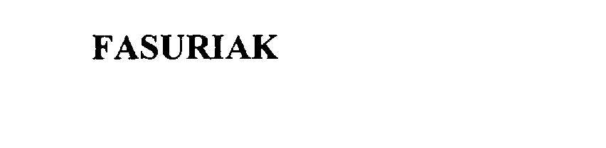 Trademark Logo FASURIAK