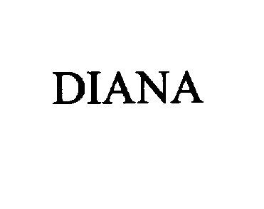 Trademark Logo DIANA
