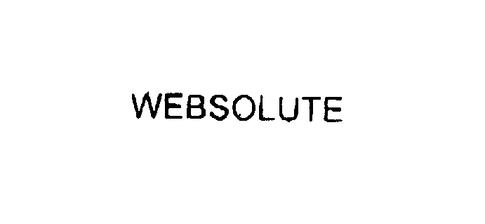Trademark Logo WEBSOLUTE