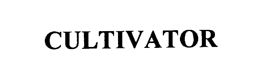 Trademark Logo CULTIVATOR