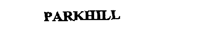 Trademark Logo PARKHILL