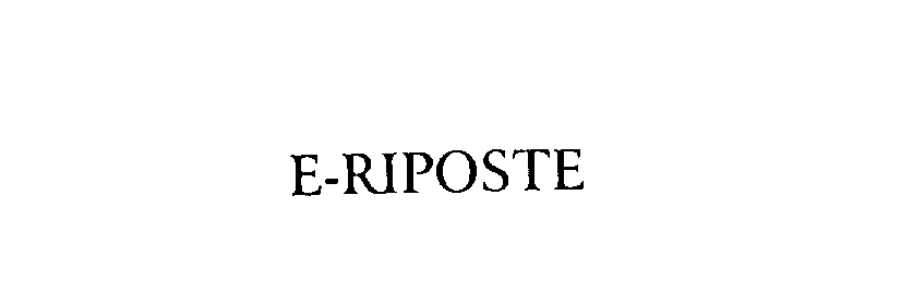  E-RIPOSTE