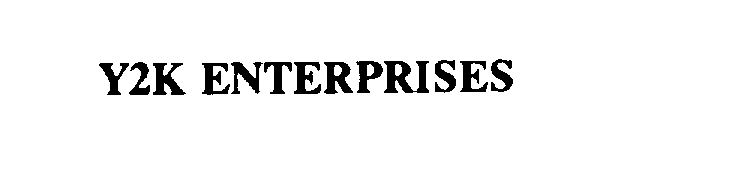Trademark Logo Y2K ENTERPRISES