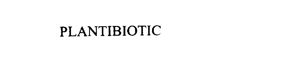  PLANTIBIOTIC