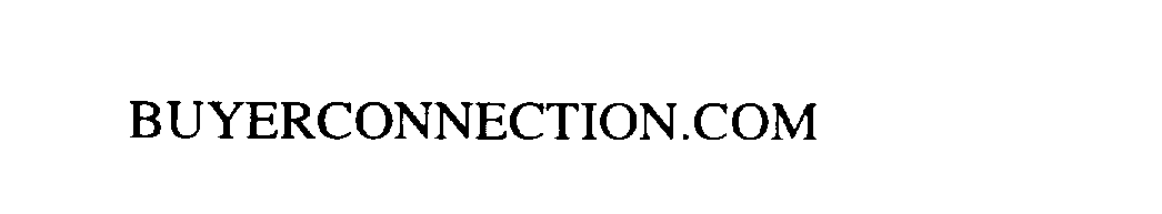 Trademark Logo BUYERCONNECTION.COM