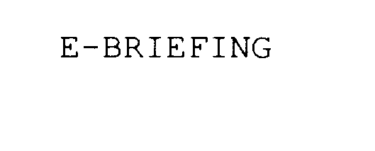  E-BRIEFING