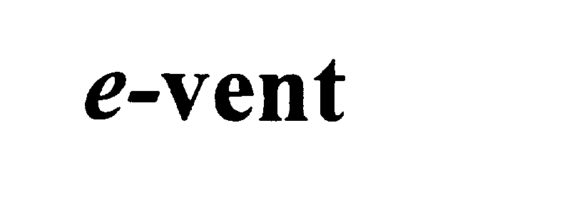 Trademark Logo E-VENT