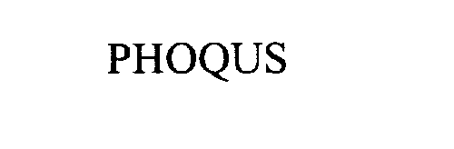 Trademark Logo PHOQUS