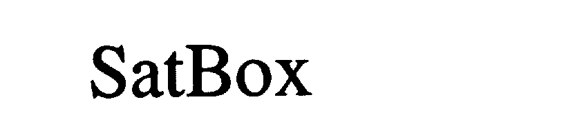 Trademark Logo SATBOX