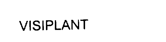 Trademark Logo VISIPLANT