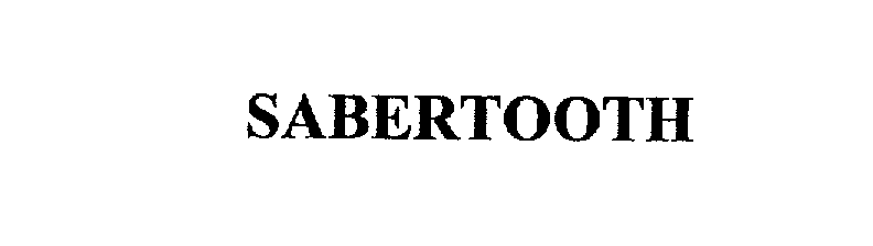 Trademark Logo SABERTOOTH