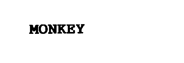 Trademark Logo MONKEY
