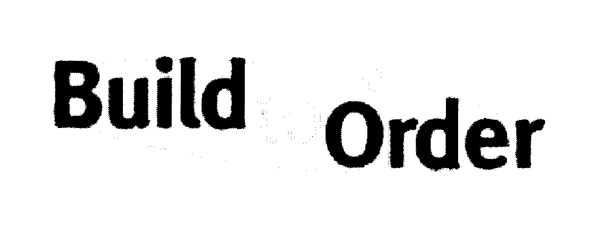 Trademark Logo BUILD TO ORDER