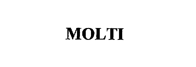 Trademark Logo MOLTI