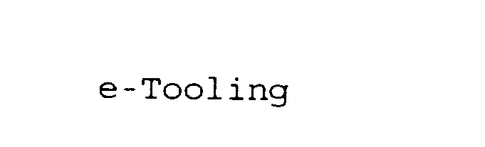  E-TOOLING