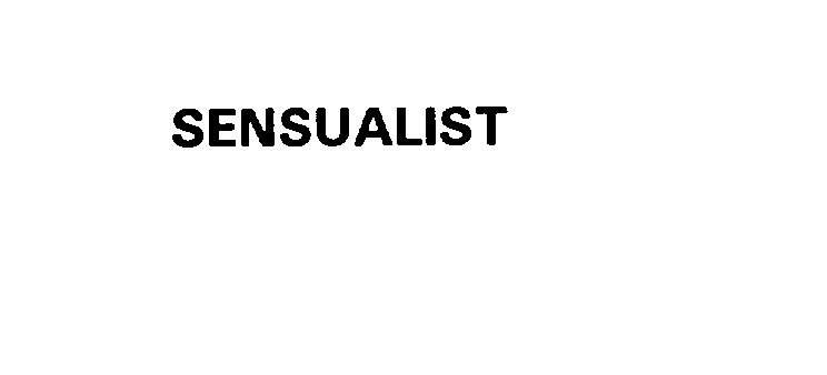 Trademark Logo SENSUALIST