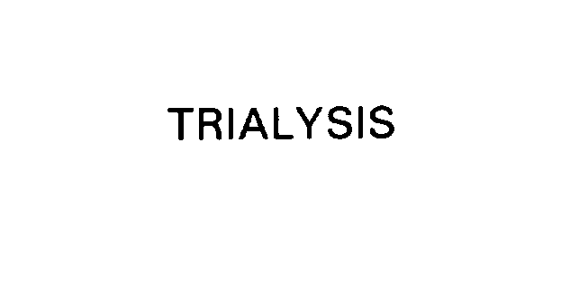 Trademark Logo TRIALYSIS