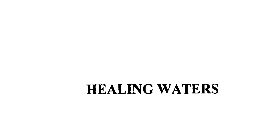 Trademark Logo HEALING WATERS