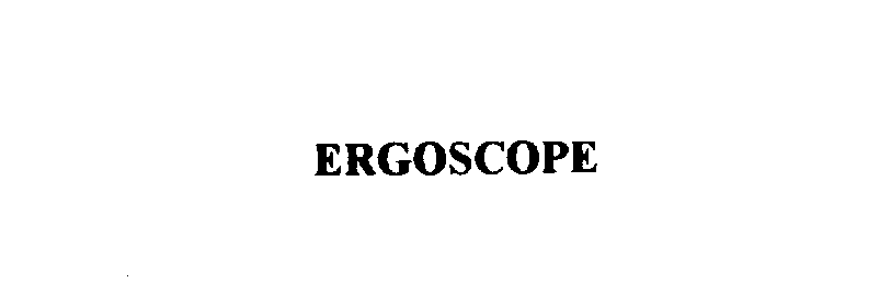  ERGOSCOPE