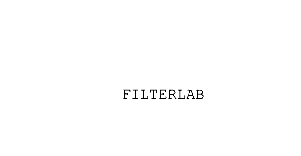 Trademark Logo FILTERLAB