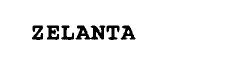 Trademark Logo ZELANTA