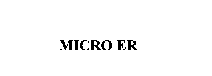 Trademark Logo MICROER