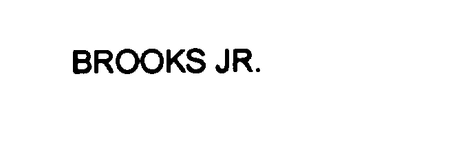 Trademark Logo BROOKS JR.
