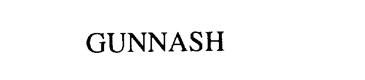 Trademark Logo GUNNASH