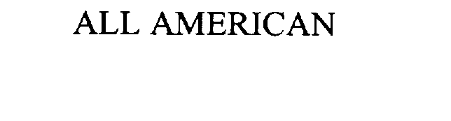 Trademark Logo ALL AMERICAN