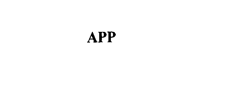 Trademark Logo APP