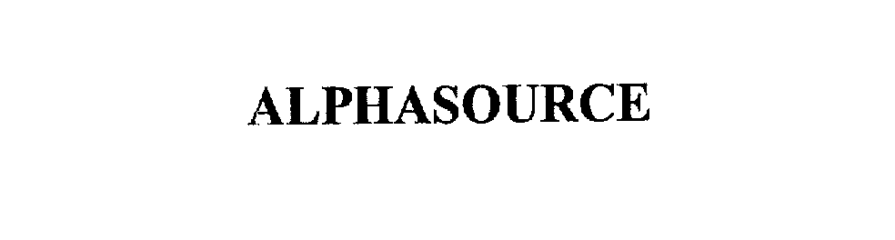 ALPHASOURCE