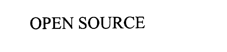 Trademark Logo OPEN SOURCE